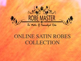 Online Satin Bridesmaids Robes Collection