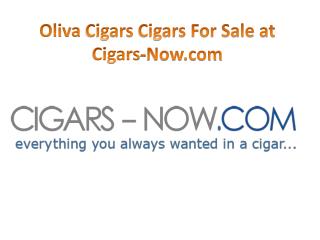 Buy Oliva Cigar online