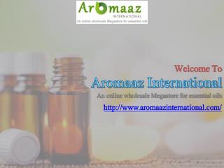 Get Online Pure Essential Oils at Wholesale price