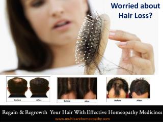 Homeopathic medicines for hairfall