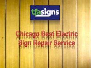 Chicago Best Electric Sign Repair Service