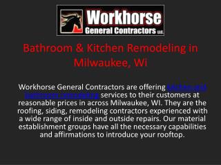 Bathroom & Kitchen Remodeling in Milwaukee, Wi