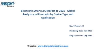 Bluetooth Smart SoC Market Research Report 2025 -Market Size and Forecast |The Insight Partners