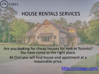 CIRCLAPP | Luxury House Rental Services Toronto