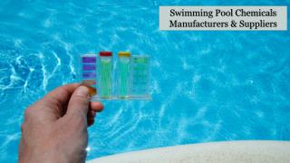 Swimming Pool Sanitation Chemicals in Sharjah