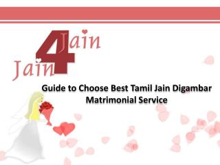 Guide to Choose Best Tamil Jain Digambar Matrimonial Service