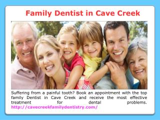 Emergency Dentist in Cave Creek