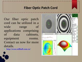 Fiber Optic Patch Cord