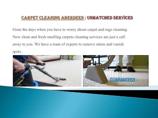 Carpet cleaning Aberdeen - Top Notch Service