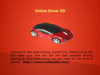 Texas approved drivers ED