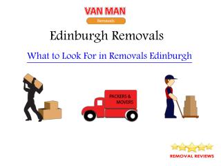 Trustworthy Removal Company in Edinburgh