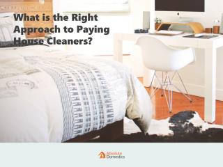 How Customers Can Pay Absolute Domestic Cleaners