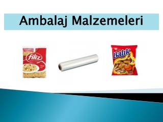 Ambalaj Malzemeleri