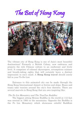 The Best of Hong Kong