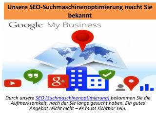 SEO Suchmaschinenoptimierung