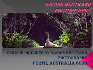 Best wedding photographer perth