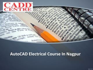 AutoCAD Electrical Course In Nagpur