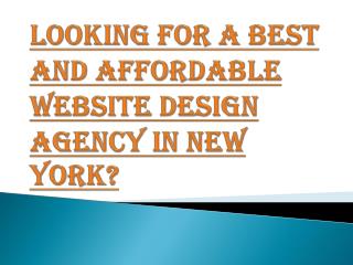 New York's Best Website Design Agency