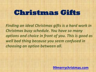 Christmas Gifts in USA - Two words: Christmas card