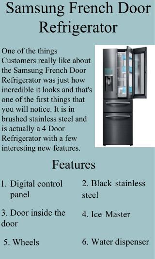 Samsung French Door Refrigerator