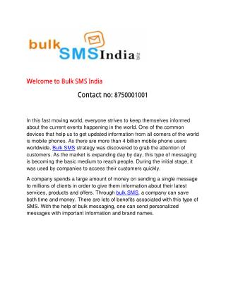 Bulk SMS Broadcasting Success for your Business