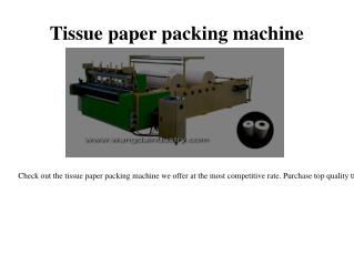 Towel paper roll machine