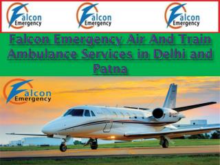 Get 24-Hours Emergency Ambulance Services in Delhi and Patna by Falcon Emergency