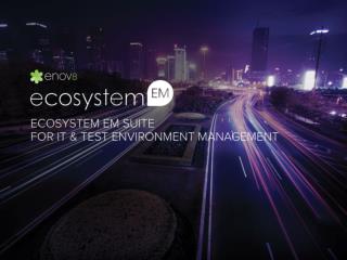 Best Practices For Test Environment Management | Enov8