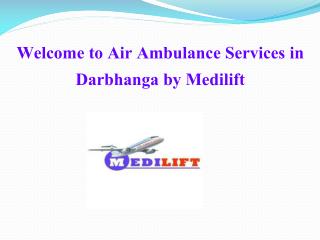 Presentation for air ambulance services in Darbhanga and Gaya