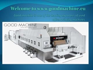 Used Offset Printing Machines-Good Machine