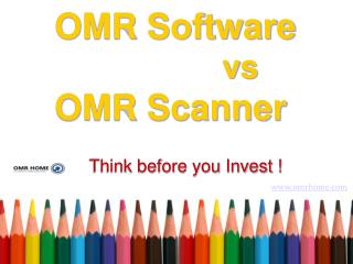 OMR Software vs OMR Scanner by OMRhome