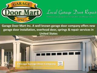 Repair or Replacement of Various Parts of the Garage Door