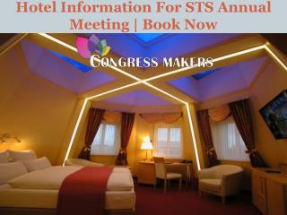 Hotel Information For STS Annual Meeting | Book Now