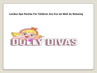 Children's Make Over Parties