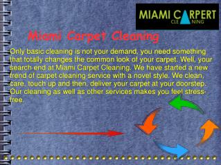 carpet cleaning miami