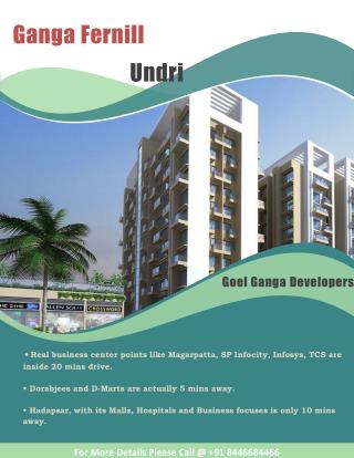 Flats for sale at Ganga Fernill Undri