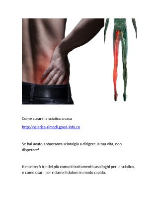 Lombosciatalgia, La Sciatica, Esercizi Nervo Sciatico, Sciatica Come Curarla, Stretching Sciatica