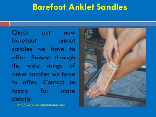 Barefoot Anklet Sandles