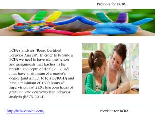 Provider for BCBA