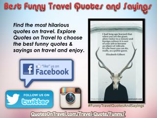 Best Funny Travel Quotes and Sayings - QuotesOnTravel.com