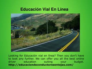 Educación Del Conductor En Línea