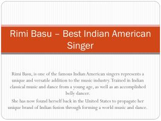 Amazing Indian American Singers