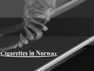 Cigarettes in Norway