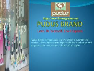 Pudus Brand Slipper Socks