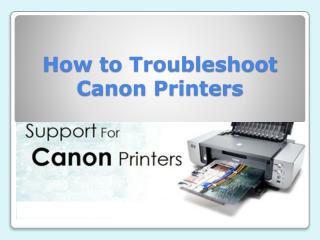 How to Troubleshoot Canon Printers