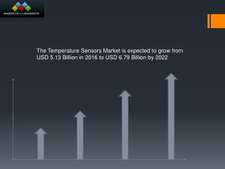 According to this new research The temperature sensors market is expected to grow from USD 5.13 Billion in 2016 to USD 6