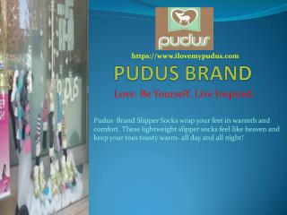 Pudus Brand Slipper Socks