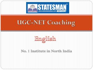Statesman Academy For UGC NET English Coaching in Chandigarh