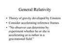 General Relativity