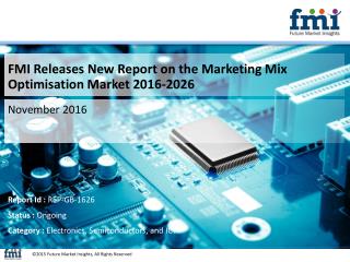 Good Growth Opportunities in Global Marketing Mix Optimisation Market Till 2026